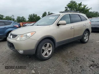 2007 Hyundai Veracruz GLS z VIN KM8NU13C87U007332, wystawiony jako Copart lot #61712675 z przebiegiem 82 372 mil mil oraz Czysty tytuł • Clean title. Historia ofert i sprzedaży dostępna na DreamBid. Obrazek 1.