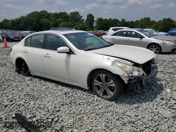 2008 Infiniti G35 Journey with VIN JNKBV61E18M210746, listed as a Copart auction lot 59587985 with 266,221 mi miles and Salvage title. Bid and sale history available at DreamBid. Image 4.