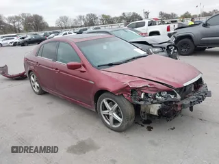 2005 Acura TL with VIN 19UUA66285A029128, listed as a IAAI auction lot 41782954 with 291,476 mi miles. Bid and sale history available at carsss.com. Image 1.