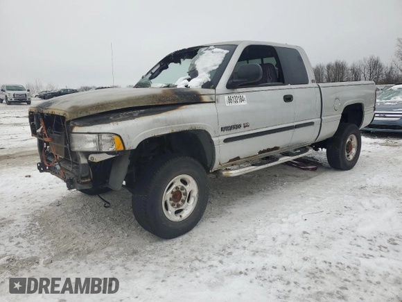 2001 Dodge Ram 2500 with VIN 3B7KF23Z81G772708, listed as a Copart auction lot 86132184 with 0 mi miles and Clean Title. Bid and sale history available at carsss.com. Image 1.
