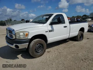 2007 Dodge Ram 2500 ST with VIN 3D7KS26D87G729433, listed as a Copart auction lot 43760045 with 237,035 mi miles and Salvage Title. Bid and sale history available at carsss.com. Image 1.
