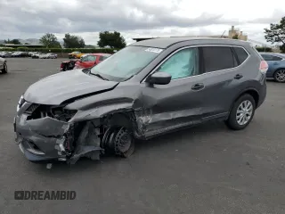 2016 Nissan Rogue SV with VIN KNMAT2MV7GP668330, listed as a Copart auction lot 54624175 with 157,146 mi miles and Salvage Title. Bid and sale history available at carsss.com. Image 1.