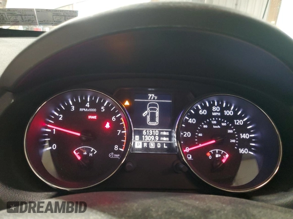 2015 Nissan Rogue S with VIN JN8AS5MVXFW770122, listed as a Copart auction lot 55452345 with 61,310 mi miles and Salvage Title. Bid and sale history available at DreamBid. Image 9.