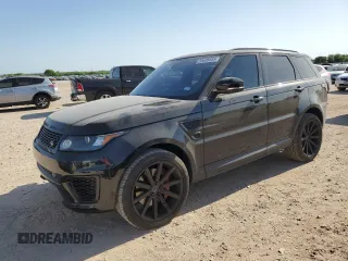 2016 Land Rover Range Rover Sport SVR с VIN SALWZ2EFXGA553714, выставлен на аукционе Copart как лот 52636685 с пробегом 57 004 миль миль и Списание • Salvage title. История ставок и продаж доступна на DreamBid. Изображение 1.