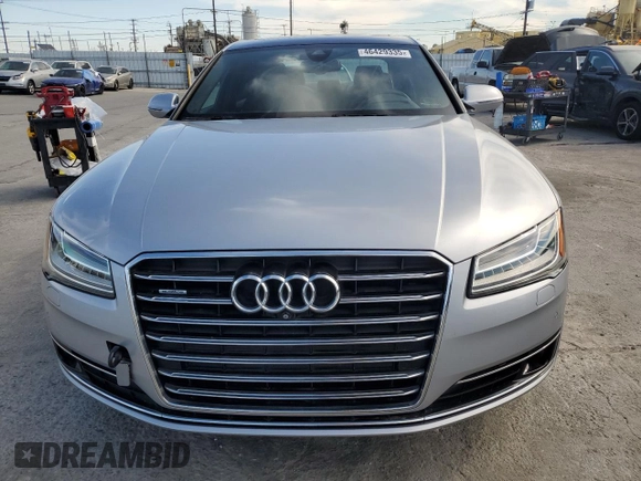 2016 Audi A8 3.0T with VIN WAU34AFD6GN010219, listed as a Copart auction lot 46429335 with 99,160 mi miles and Clean title. Bid and sale history available at DreamBid. Image 5.
