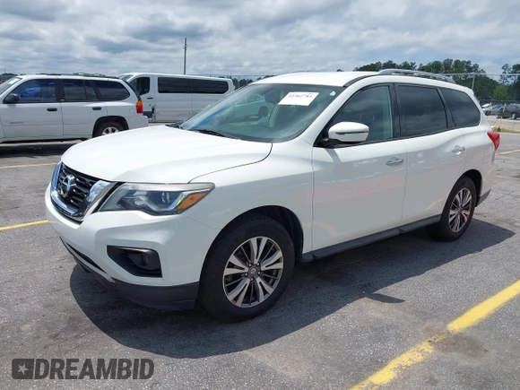 2017 Nissan Pathfinder S with VIN 5N1DR2MNXHC688880, listed as a IAAI auction lot 42362783 with 149,514 mi miles and . Bid and sale history available at DreamBid. Image 2.