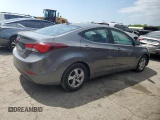 2014 Hyundai Elantra SE with VIN 5NPDH4AE3EH459318, listed as a Copart auction lot 52464215 with 167,861 mi miles and Salvage Title. Bid and sale history available at DreamBid. Image 3.