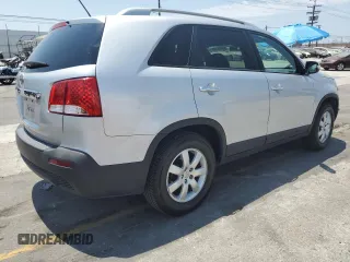 2013 Kia Sorento LX with VIN 5XYKT4A27DG391137, listed as a Copart auction lot 65649105 with 129,027 mi miles and Clean title. Bid and sale history available at DreamBid. Image 3.