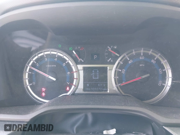 2018 Toyota 4Runner SR5 with VIN JTEBU5JR8J5543622, listed as a IAAI auction lot 41770031 with 101,272 mi miles. Bid and sale history available at carsss.com. Image 7.