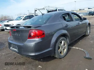 2014 Dodge Avenger SE with VIN 1C3CDZAG7EN218419, listed as a IAAI auction lot 41833778 with 133,192 mi miles. Bid and sale history available at carsss.com. Image 4.