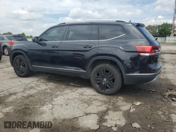 2019 Volkswagen Atlas SEL with VIN 1V2MR2CA0KC526622, listed as a Copart auction lot 58791515 with 65,157 mi miles and Salvage title. Bid and sale history available at DreamBid. Image 2.
