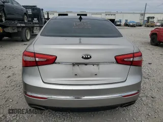 2015 Kia Cadenza Premium with VIN KNALN4D76F5185046, listed as a Copart auction lot 76147324 with 115,402 mi miles and Salvage Title. Bid and sale history available at carsss.com. Image 6.