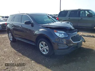 2016 Chevrolet Equinox LS with VIN 2GNALBEK9G6307659, listed as a IAAI auction lot 41838090 with 84,744 mi miles and . Bid and sale history available at carsss.com. Image 1.