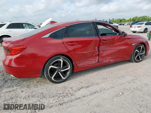2020 Honda Accord Sport with VIN 1HGCV2F32LA014672, listed as a Copart auction lot 57562865 with 97,787 mi miles and Salvage title. Bid and sale history available at DreamBid. Image 3.