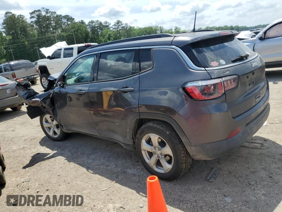 2019 Jeep Compass Latitude with VIN 3C4NJCBB7KT699300, listed as a Copart auction lot 54940155 with 64,843 mi miles and Salvage title. Bid and sale history available at DreamBid. Image 2.