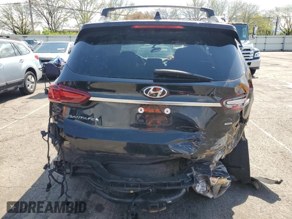 2020 Hyundai Santa Fe SEL with VIN 5NMS3CAD8LH131863, listed as a Copart auction lot 53860585 with 103,141 mi miles and Clean Title. Bid and sale history available at carsss.com. Image 6.