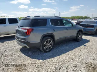 2020 GMC Acadia SLT with VIN 1GKKNMLS7LZ130716, listed as a Copart auction lot 52879875 with Not provided miles and Salvage title. Bid and sale history available at DreamBid. Image 3.