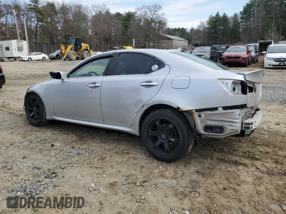 2009 Lexus IS with VIN JTHCK262895034990, listed as a Copart auction lot 52532135 with 200,680 mi miles and Clean Title. Bid and sale history available at carsss.com. Image 2.