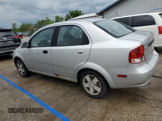 2006 Chevrolet Aveo LS with VIN KL1TD566X6B554368, listed as a Copart auction lot 61682645 with 97,701 mi miles and Salvage title. Bid and sale history available at DreamBid. Image 2.