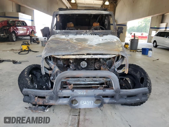 2007 Jeep Wrangler Unlimited X с VIN 1J4GA39167L122826, выставлен на аукционе Copart как лот 62451555 с пробегом Не указан миль и Списание • Salvage title. История ставок и продаж доступна на DreamBid. Изображение 5.