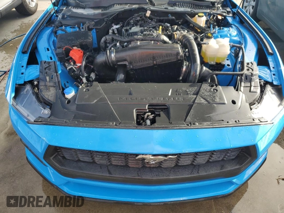 2024 Ford Mustang EcoBoost with VIN 1FAGP8UH8R5114617, listed as a Copart auction lot 74425134 with 0 mi miles and Salvage Title. Bid and sale history available at carsss.com. Image 11.