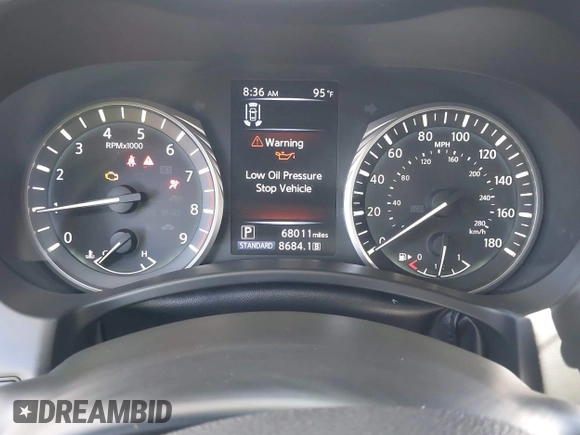2021 Infiniti Q50 Luxe с VIN JN1EV7BP1MM705546, выставлен на аукционе IAAI как лот 42510864 с пробегом 68 011 миль миль и . История ставок и продаж доступна на DreamBid. Изображение 7.