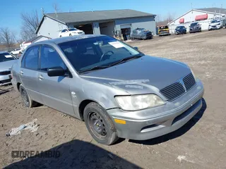 2002 Mitsubishi Lancer ES with VIN JA3AJ26E52U022764, listed as a IAAI auction lot 41763763 with 120,493 mi miles. Bid and sale history available at carsss.com. Image 1.