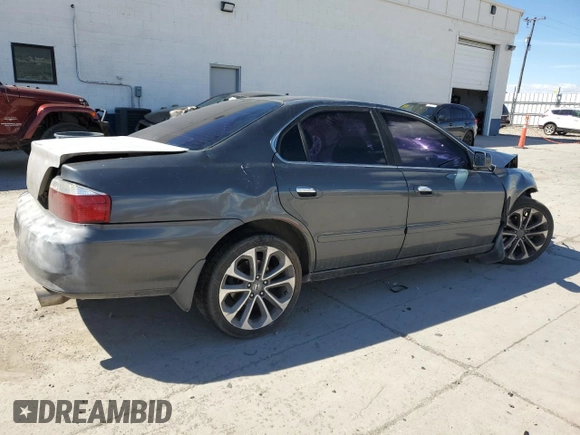 2002 Acura TL with VIN 19UUA56652A006625, listed as a Copart auction lot 50344055 with 0 mi miles and Salvage Title. Bid and sale history available at carsss.com. Image 3.