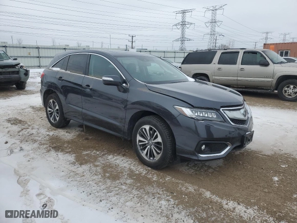 2016 Acura RDX Advance Pkg with VIN 5J8TB4H74GL003817, listed as a Copart auction lot 41998735 with 87,580 mi miles and Salvage Title. Bid and sale history available at carsss.com. Image 4.