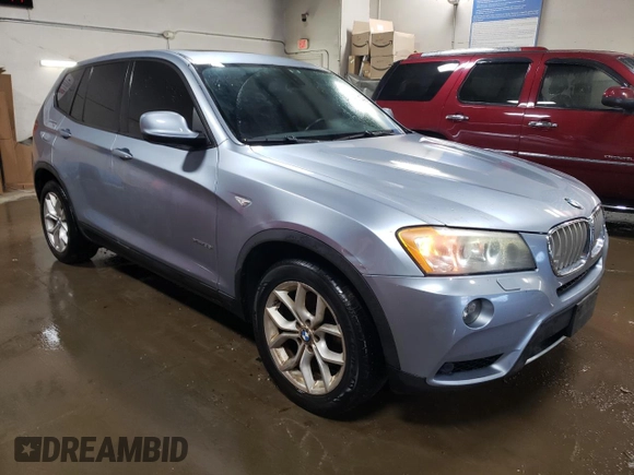 2011 BMW X3 35i with VIN 5UXWX7C56BL732901, listed as a Copart auction lot 47145705 with 160,516 mi miles and Clean Title. Bid and sale history available at DreamBid. Image 4.