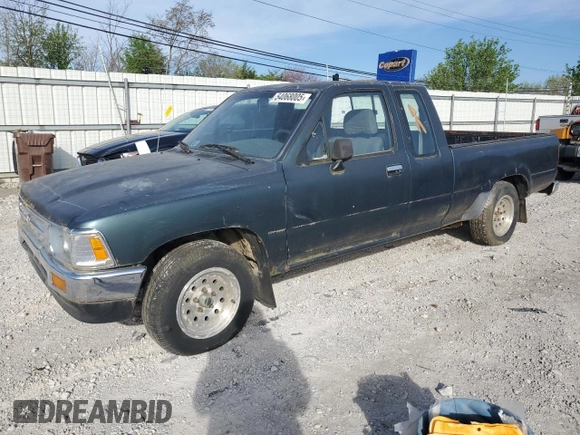 1994 Toyota Pickup z VIN 4TARN93P1RZ213243, wystawiony jako Copart lot #54068005 z przebiegiem 220 450 mil mil oraz Czysty tytuł • Clean title. Historia ofert i sprzedaży dostępna na DreamBid. Obrazek 1.