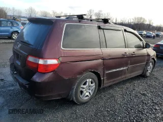 2007 Honda Odyssey EX-L with VIN 5FNRL38727B437835, listed as a Copart auction lot 50268105 with 233,713 mi miles and Clean Title. Bid and sale history available at carsss.com. Image 3.