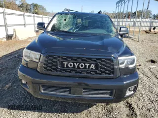 2020 Toyota Sequoia SR5 with VIN 5TDBY5G16LS177599, listed as a Copart auction lot 76245044 with 106,090 mi miles and Salvage Title. Bid and sale history available at carsss.com. Image 5.