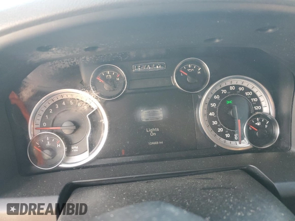 2019 Ram 1500 Classic Warlock with VIN 1C6RR6GT8KS716644, listed as a Copart auction lot 86686064 with 124,669 mi miles and Salvage Title. Bid and sale history available at carsss.com. Image 9.