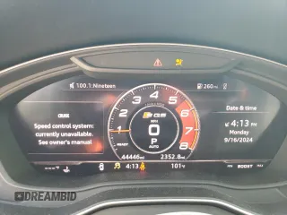 2020 Audi SQ5 Premium Plus with VIN WA1B4AFY0L2123543, listed as a Copart auction lot 71032274 with 44,446 mi miles and Salvage Title. Bid and sale history available at DreamBid. Image 9.