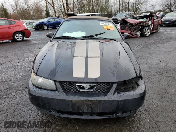 2004 Ford Mustang Deluxe с VIN 1FAFP44454F122839, выставлен на аукционе Copart как лот 45576585 с пробегом 154 049 миль миль и Списание • Salvage title. История ставок и продаж доступна на DreamBid. Изображение 5.