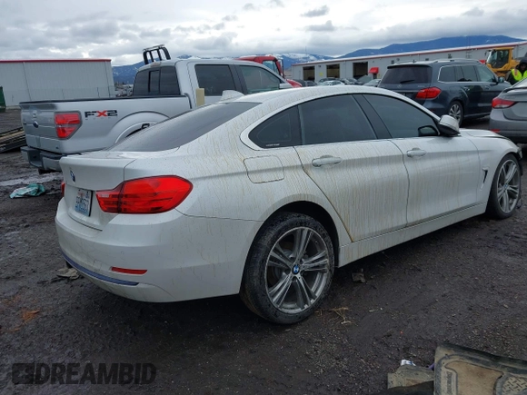 2016 BMW 4 Series 428i xDrive with VIN WBA4C9C54GG135615, listed as a IAAI auction lot 41655368 with 156,851 mi miles and . Bid and sale history available at carsss.com. Image 4.