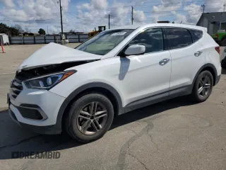 2018 Hyundai Santa Fe 2.4L z VIN 5NMZTDLB1JH076587, wystawiony jako Copart lot #51484585 z przebiegiem 106 026 mil mil oraz Szkoda całkowita • Salvage title. Historia ofert i sprzedaży dostępna na DreamBid. Obrazek 1.