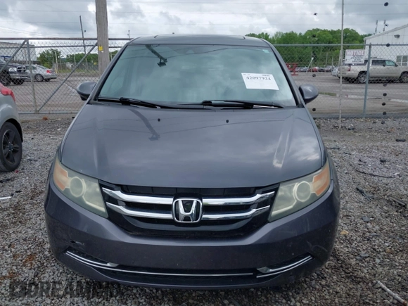 2016 Honda Odyssey EX-L with VIN 5FNRL5H68GB038141, listed as a IAAI auction lot 42097924 with 91,944 mi miles and . Bid and sale history available at DreamBid. Image 12.