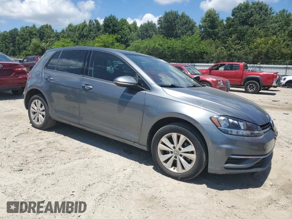 2021 Volkswagen Golf TSI с VIN 3VWG57AU8MM013671, выставлен на аукционе Copart как лот 61661164 с пробегом 37 250 миль миль и Списание • Salvage title. История ставок и продаж доступна на DreamBid. Изображение 4.