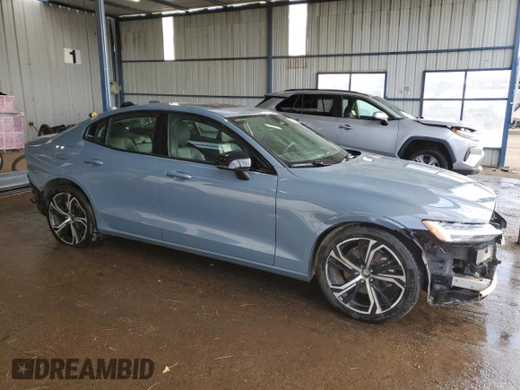 2024 Volvo S60 Ultimate Dark Theme with VIN 7JRL12TM5RG280203, listed as a Copart auction lot 41693885 with 27,438 mi miles and Clean title. Bid and sale history available at DreamBid. Image 4.
