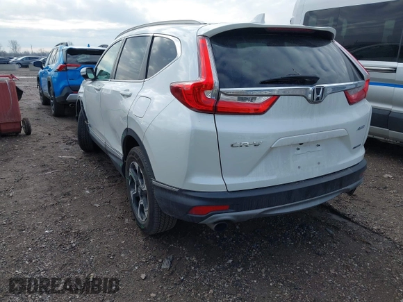 2017 Honda CR-V Touring with VIN 5J6RW2H92HL040217, listed as a IAAI auction lot 41044193 with 180,842 mi miles. Bid and sale history available at carsss.com. Image 3.