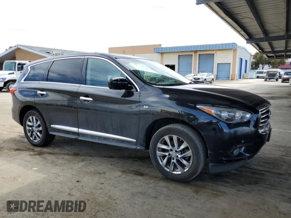 2014 Infiniti QX60 with VIN 5N1AL0MMXEC509121, listed as a Copart auction lot 52846745 with 157,692 mi miles and Clean Title. Bid and sale history available at DreamBid. Image 4.