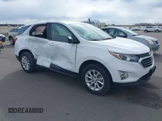2020 Chevrolet Equinox LS z VIN 3GNAXSEV7LS566533, wystawiony jako IAAI lot #41867404 z przebiegiem 98 825 mil mil oraz . Historia ofert i sprzedaży dostępna na DreamBid. Obrazek 1.