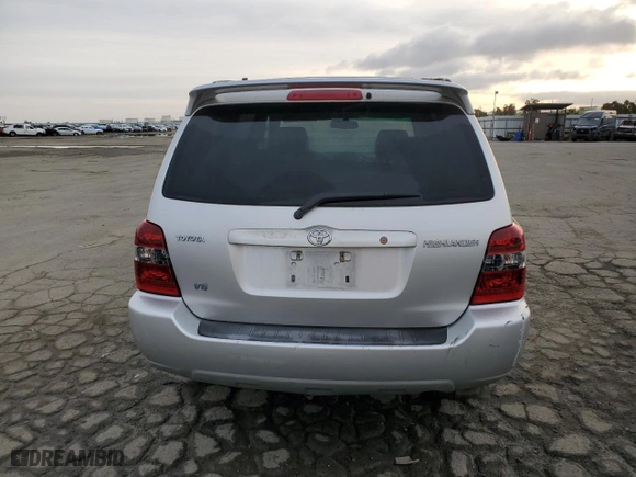 2007 Toyota Highlander w/3rd Row with VIN JTEDP21A170128012, listed as a Copart auction lot 45735905 with 208,756 mi miles and Salvage Title. Bid and sale history available at carsss.com. Image 6.