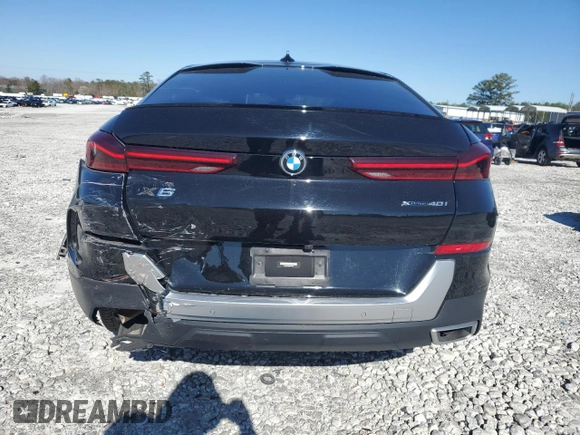 2022 BMW X6 xDrive40i with VIN 5UXCY6C0XN9K71038, listed as a Copart auction lot 48041725 with 40,612 mi miles and Salvage Title. Bid and sale history available at carsss.com. Image 6.