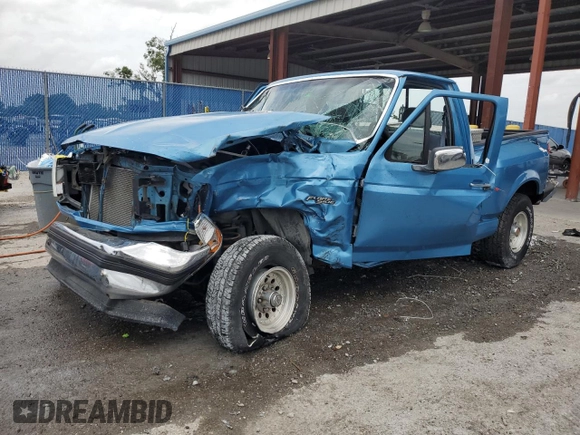 1993 Ford F-150 with VIN 1FTEF14N3PKA82644, listed as a Copart auction lot 59917485 with 161,387 mi miles and Non repairable. Bid and sale history available at DreamBid. Image 1.