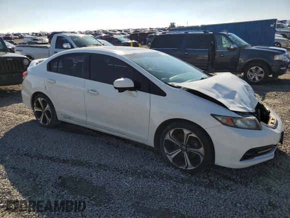 2015 Honda Civic Sedan Si with VIN 2HGFB6E57FH704441, listed as a Copart auction lot 44205275 with 160,205 mi miles and Salvage Title. Bid and sale history available at carsss.com. Image 4.