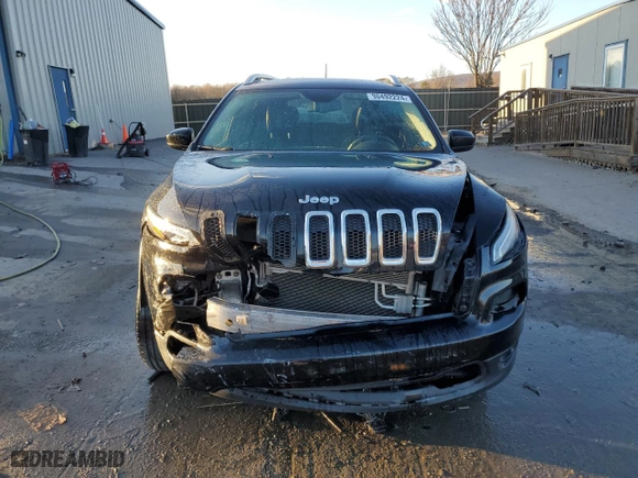 2018 Jeep Cherokee Latitude Plus with VIN 1C4PJMLX6JD507264, listed as a Copart auction lot 80492224 with 125,882 mi miles and Salvage Title. Bid and sale history available at carsss.com. Image 5.