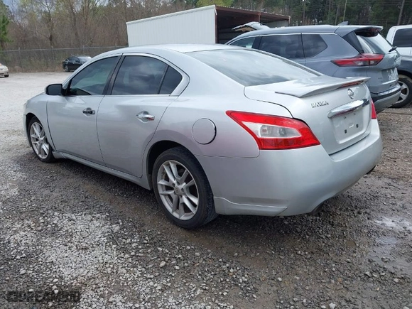 2009 Nissan Maxima 3.5 SV w/Sport Pkg with VIN 1N4AA51E39C828666, listed as a IAAI auction lot 41660090 with 1 mi miles. Bid and sale history available at carsss.com. Image 3.
